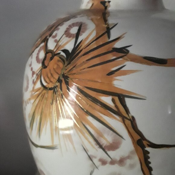 Vintage Chinese Porcelain Vase Lamp - Picture 2 of 7